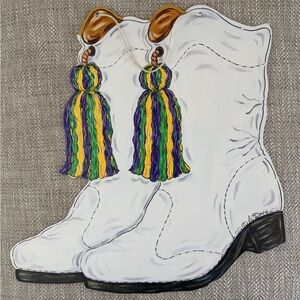 Mardi Gras Door Hanger: Marching Team